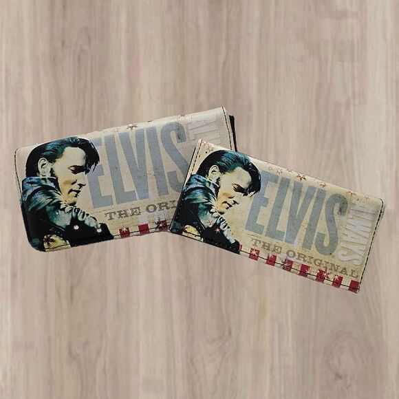 Elvis Presley Wallet & Checkbook Holder - Picture 1 of 11